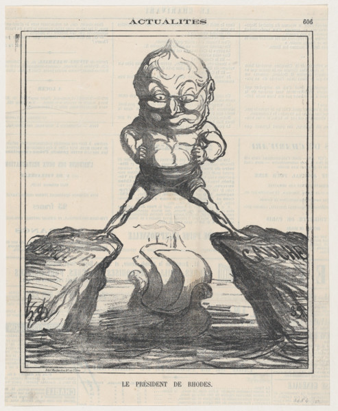 Le Président de Rhodes, 1871.  Creator: Honore Daumier.