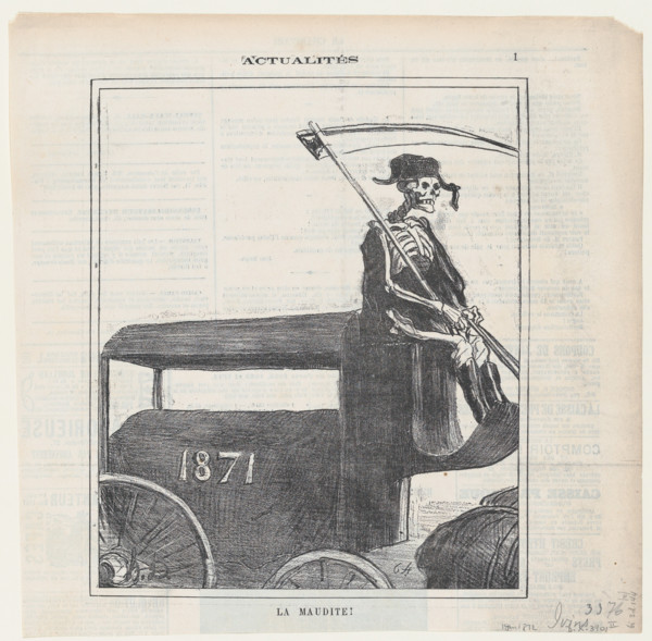 La Maudite!, 1872. Creator: Honore Daumier.
