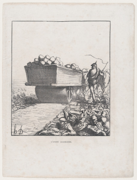 L'Unité Allemande, 1870. Creator: Honore Daumier.