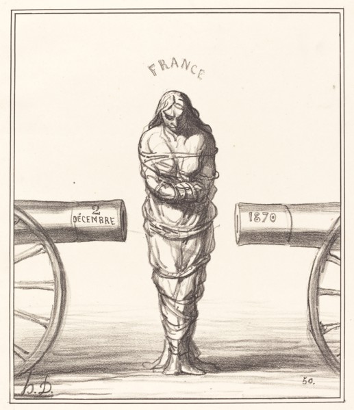 Histoire d'un règne, 1870. Creator: Honore Daumier.