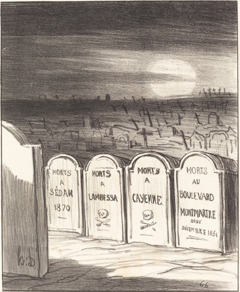 Square Napoléon, 1870. Creator: Honore Daumier.
