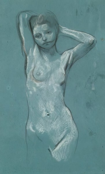 Study of a Young Girl. Creator: John MacAllan Swan.