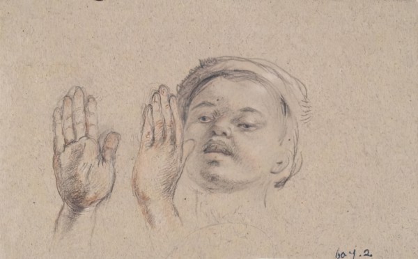 Boy Clapping Hands, c1825-1849. Creator: William Allan.