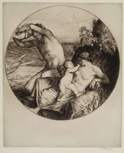 The Fisherman, 1908. Creator: William Strang.