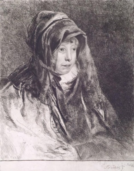Agnes Geddes, the Artist's Mother, 1822. Creator: Andrew Geddes.