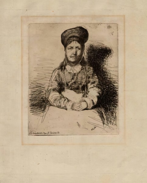 La Retamuse (The Tinker's Wife) (Kennedy 14), 1858. Creator: James Abbott McNeill Whistler.