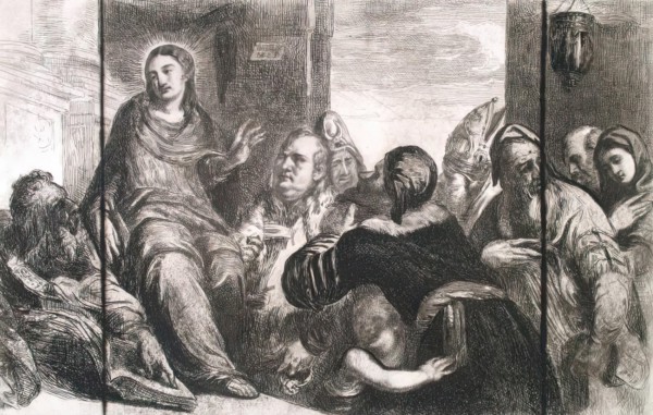 Christ Disputing with the Doctors in the Temple, c1821. Creator: Andrew Geddes.