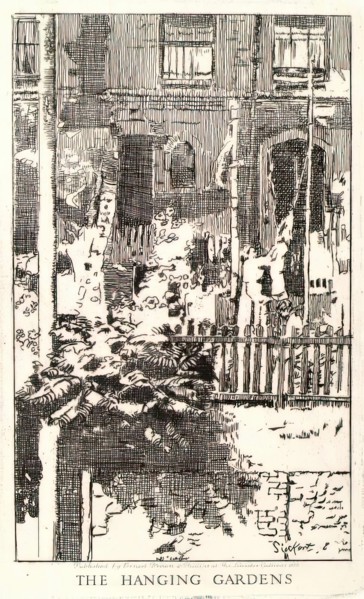 The Hanging Gardens, 1929. Creator: Walter Richard Sickert.