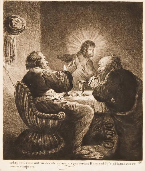 Supper at Emmaus, c1760s-1780s Creator: William Baillie.