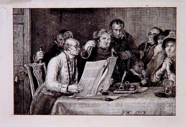 Reading the Will, 1819. Creator: David Wilkie.