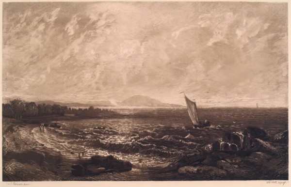 Aberlady Bay, (c1820s), c1889. Creator: William Brassey Hole.
