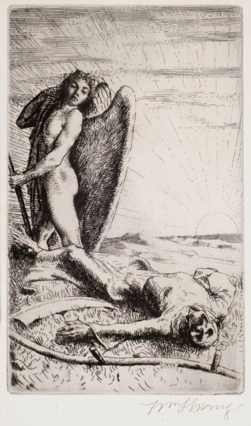 Death Defeated, 1888. Creator: William Strang.