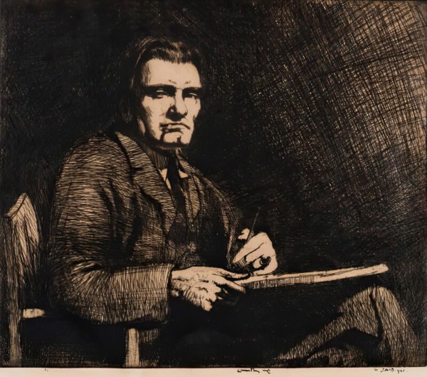 James McBey LLd, 1921. Creator: Ernest Stephen Lumsden.