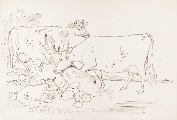 Dairy Cattle, 1825-1839. Creator: James Howe.