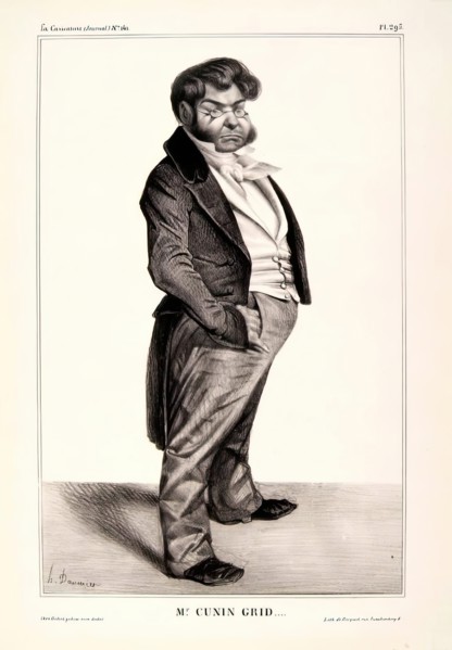 Mr. Cunin Grid..., 1833. Creator: Honore Daumier.