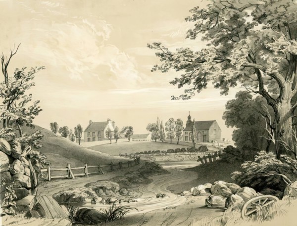 Church and Manse of Cults, c1843-1889. Creator: James Gordon Junior.
