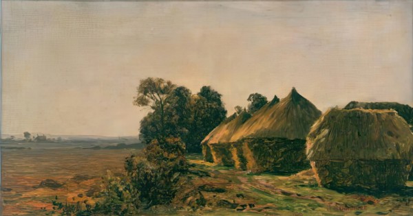 Cornricks - Evening. Creator: James Aumonier.
