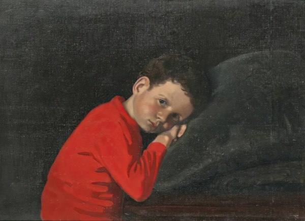 The Red Jersey, c1912. Creator: Mabel Nicholson.