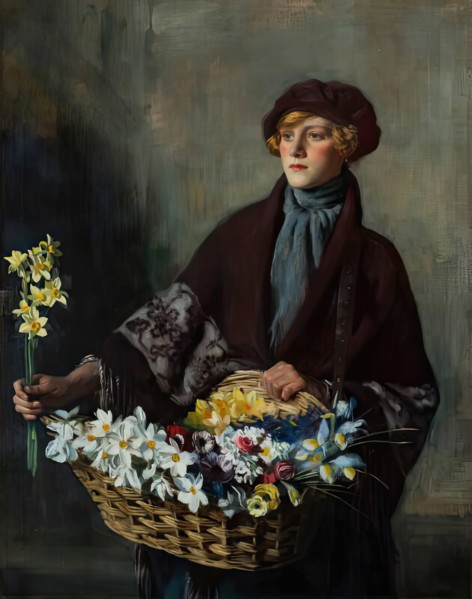 Kitty of Frying Pan Alley, c1921. Creator: Oswald Birley.
