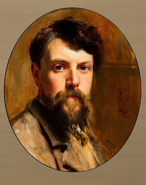 William Ewart Lockhart, Self Portrait, 1884. Creator: William Ewart Lockhart.