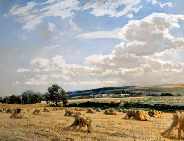 Leading - East Linton, 1905. Creator: Robert Noble.