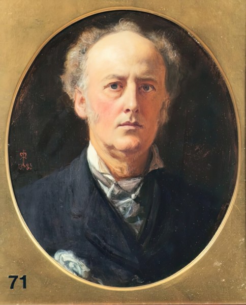 Self Portrait, 1883. Creator: John Everett Millais.
