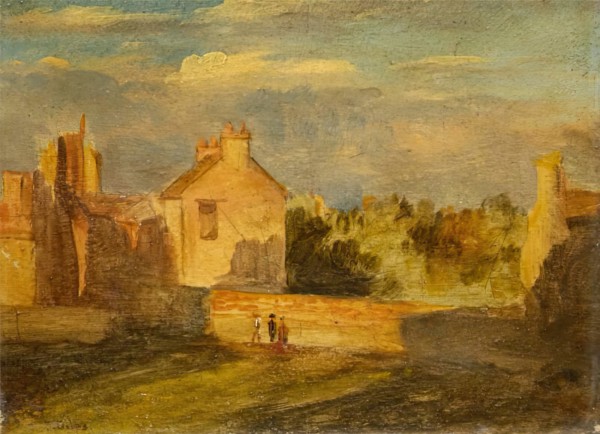 Landscape Sketch, 1850-1870. Creator: James William Giles.