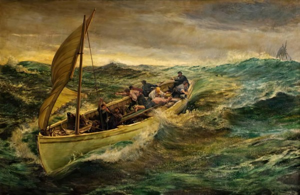The Crew, 1902. Creator: Charles Napier Hemy.