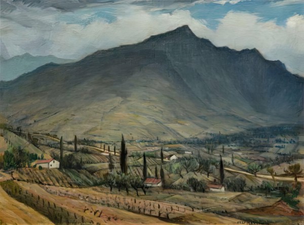 Pays Basque, c1925. Creator: CRW Nevinson.