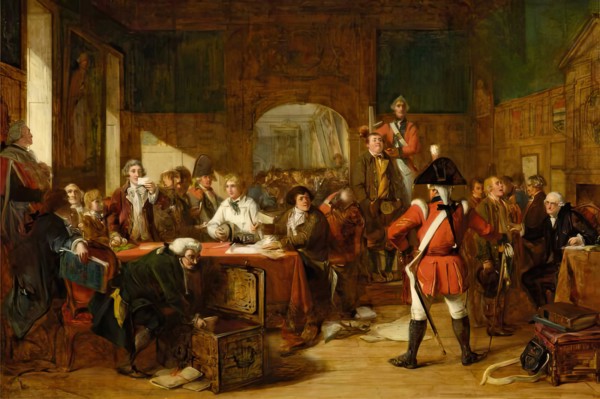 Sketch for "Drawing For The Militia", 1849. Creator: John Phillip.