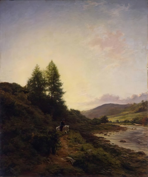 On the Dee near Woodend, 1867. Creator: Joseph Farquharson.