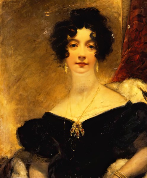 Miss Hannah Carnegie, c1830. Creator: William Dyce.