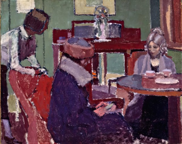 The Tea Party, 1919. Creator: Malcolm Drummond.