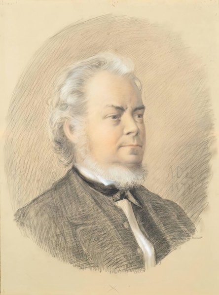 Rev. John Longmuir - The Artist's Father, 1871. Creator: Alexander Davidson Longmuir.
