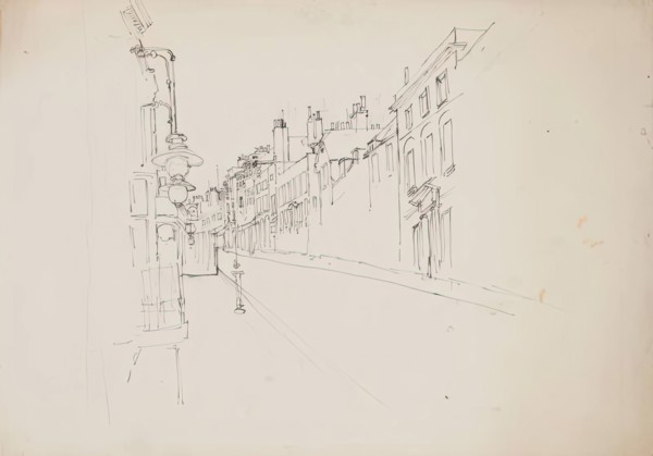 Streetscene. Creator: Alfred William Rich.