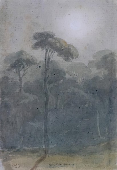 Borghese Gardens, 1825. Creator: James William Giles.