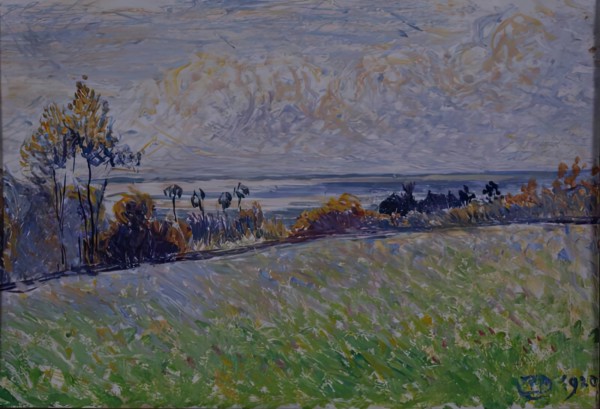 Landscape - Lyme Regis, 1920. Creator: Lucien Pissarro.