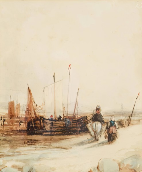 A Coast Scene, 1850-1864. Creator: William Dyce.