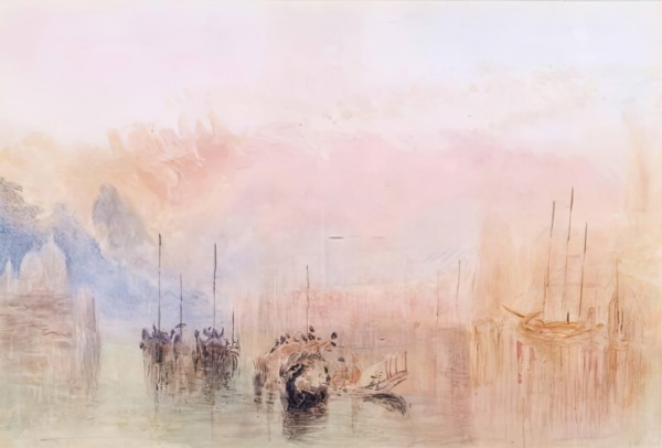 Canal Scene with Shipping, 1800-1824. Creator: Unknown.