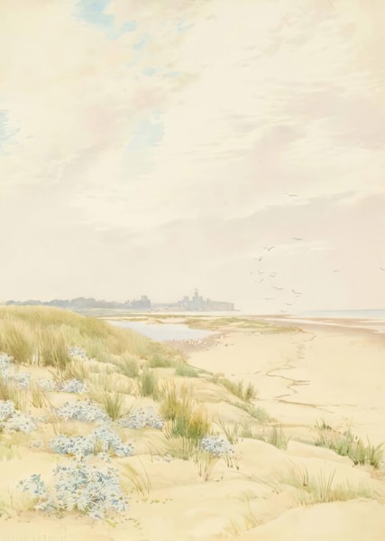 Hunstanton Lighthouse, 1900-1920. Creator: Alfred William Parsons.