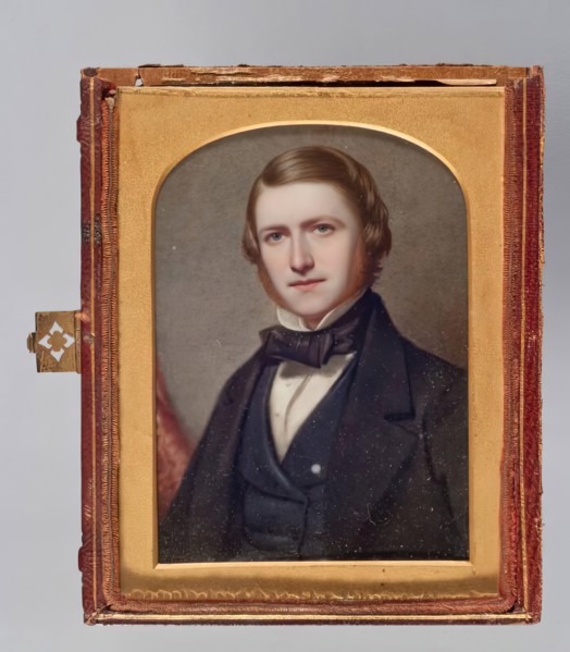Self Portrait (Miniature), c1840. Creator: George Washington Wilson.
