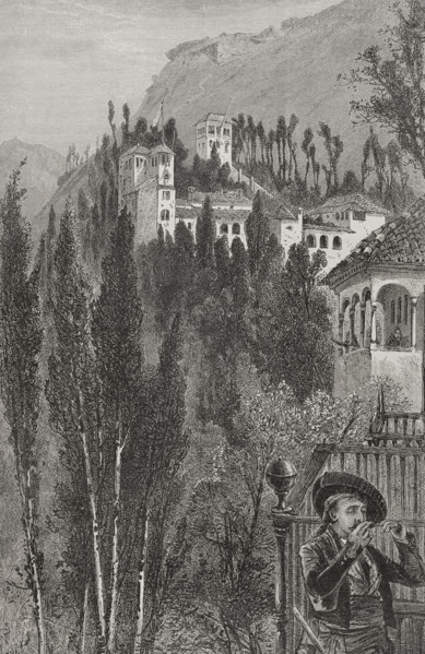 The Generalife, Granada, Andalusia, Spain, 1890.  Creator: Unknown.