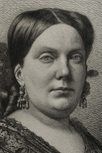 Isabella II (1830-1904), Queen of Spain from 1833 to 1868, (1882). Creator: Unknown.