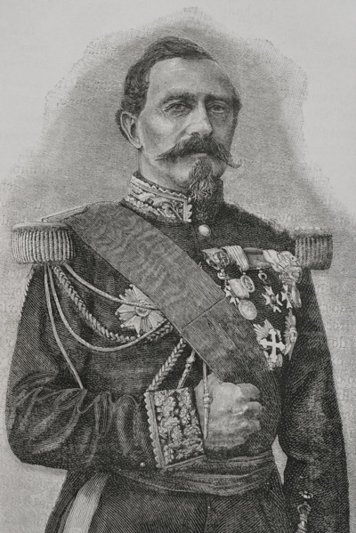 Charles Denis Bourbaki, (1816-1897), French general, 1891. Detail.  Creator: Unknown.