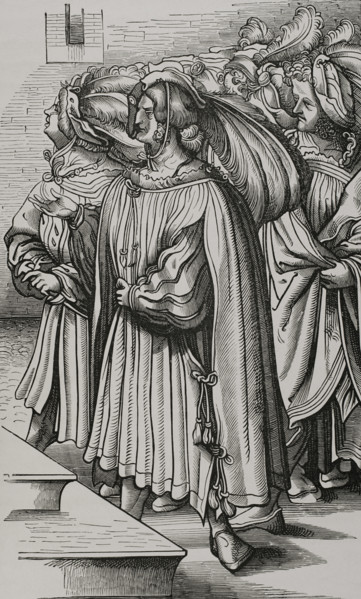 The Archdukes and High Barons of Germany at the coronation of Emperor Maximilian on 4 Feb 1508 (1877 Creator: Unknown.