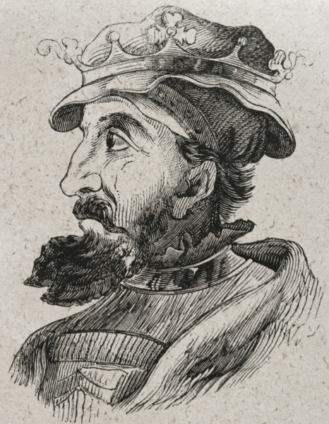 Ordoño I (821-866), King of Asturias from 850 to 866, 1853.  Creator: Unknown.
