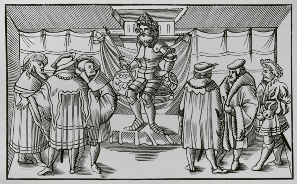 The Court of a Baron, 1552, (1878).  Creator: Unknown.