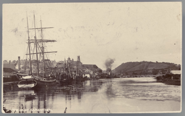 The Quay Carmarthen, 1910. Creator: Unknown.