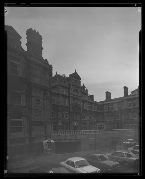 Coal Exchange, Mount Stuart Square, Cardiff Docks, c1983. Creator: Julie Barnett.