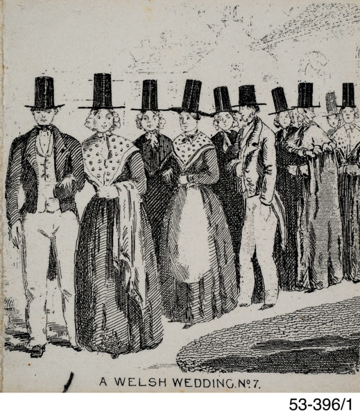 A Welsh Wedding. No. 7., c1840. Creator: Newman & Co.
